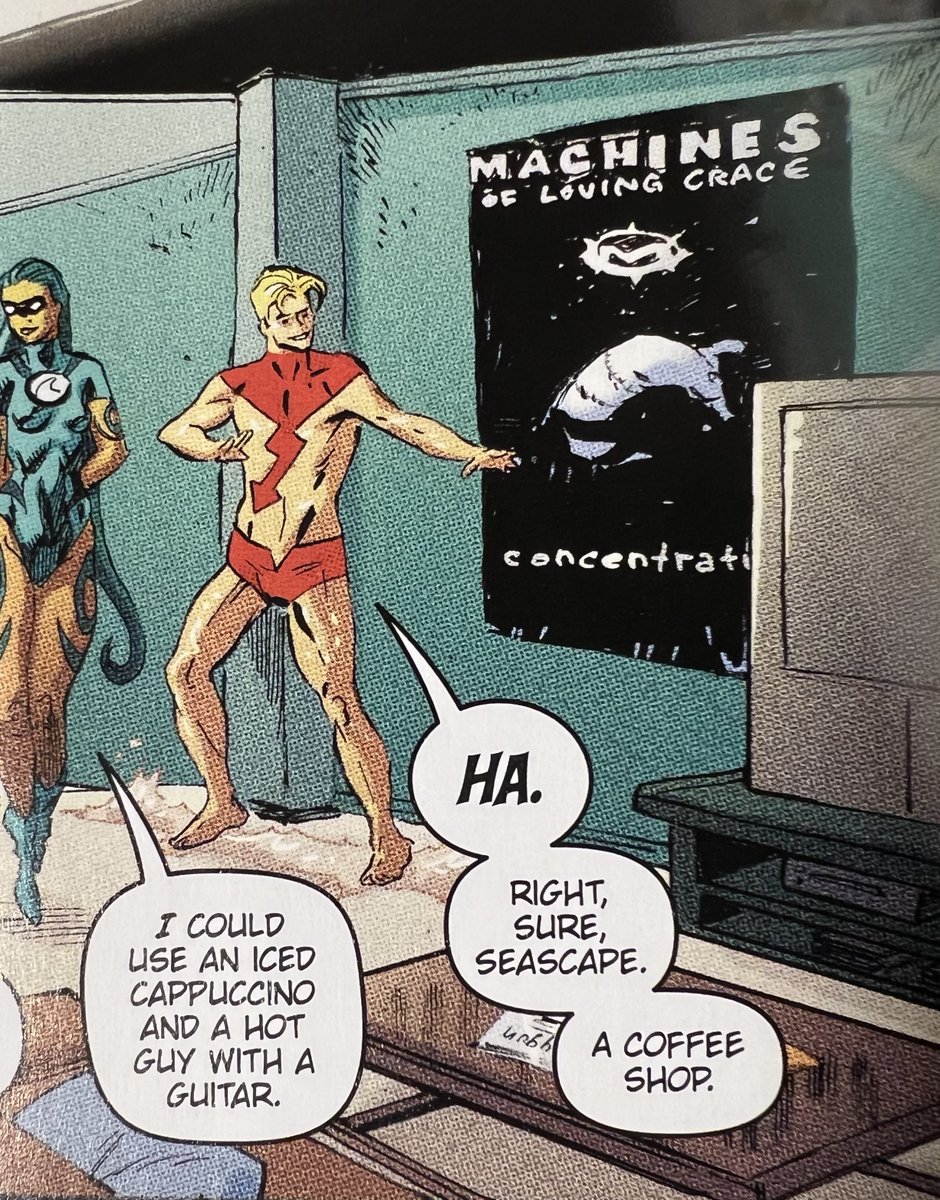 Dave Justus (@dave_justus) on Twitter photo I came to LOCAL MAN for the great story and the tongue-in-cheek riffs on the early <a href="/ImageComics/">Image Comics</a> days... but I'll stay for the obscure '90s industrial band shout-outs. Nice one, <a href="/HackinTimSeeley/">Tim Seeley</a> <a href="/TonyFleecs/">Tony Fleecs</a> I came to LOCAL MAN for the great story and the tongue-in-cheek riffs on the early <a href="/ImageComics/">Image Comics</a> days... but I'll stay for the obscure '90s industrial band shout-outs. Nice one, <a href="/HackinTimSeeley/">Tim Seeley</a> <a href="/TonyFleecs/">Tony Fleecs</a>