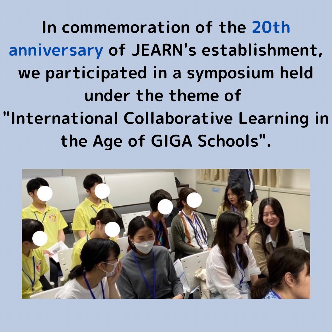 iEARN_SIPEC_22's tweet photo. Hello👋
We, iEARN@SIPEC, participated in The 1st International Collaborative Learning Symposium on Sunday, June 11th!

We gave a presentation about our project ,GOMI on EARTH and Machinto-What is HEIWA?.

We were happy to have the opportunity to make our activities known😊 https://t.co/NfzACgWtBZ