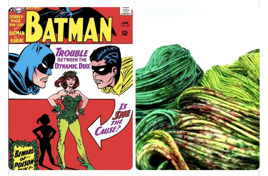 sheepnspace's tweet photo. Poison Ivy is inspired by the OG character! ☠️🌿

https://t.co/79pFJrF6ea #knittingTwitter https://t.co/OPwsg8PwN0