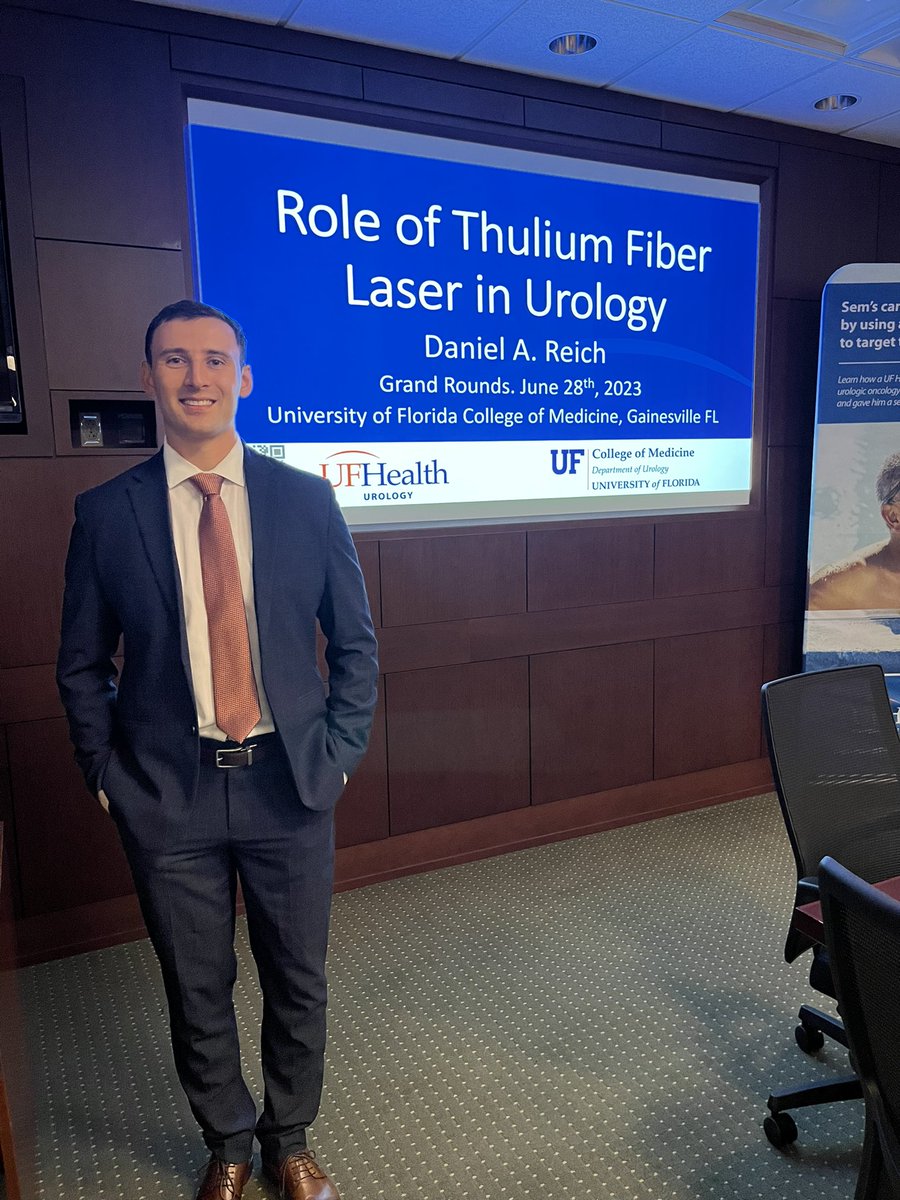 jordan_smith22's tweet photo. It’s been a busy week @UF_Urology!
MS4 @DanReich133 finished his home SubI with us today. He’s a 🌟to look out for in #AUAmatch24. Easy to get along with, dependable, & dedicated to research! Asset to any program for sure.
@UMichUrology @Urology_KU, he’s headed your way! https://t.co/aRRG47wejm