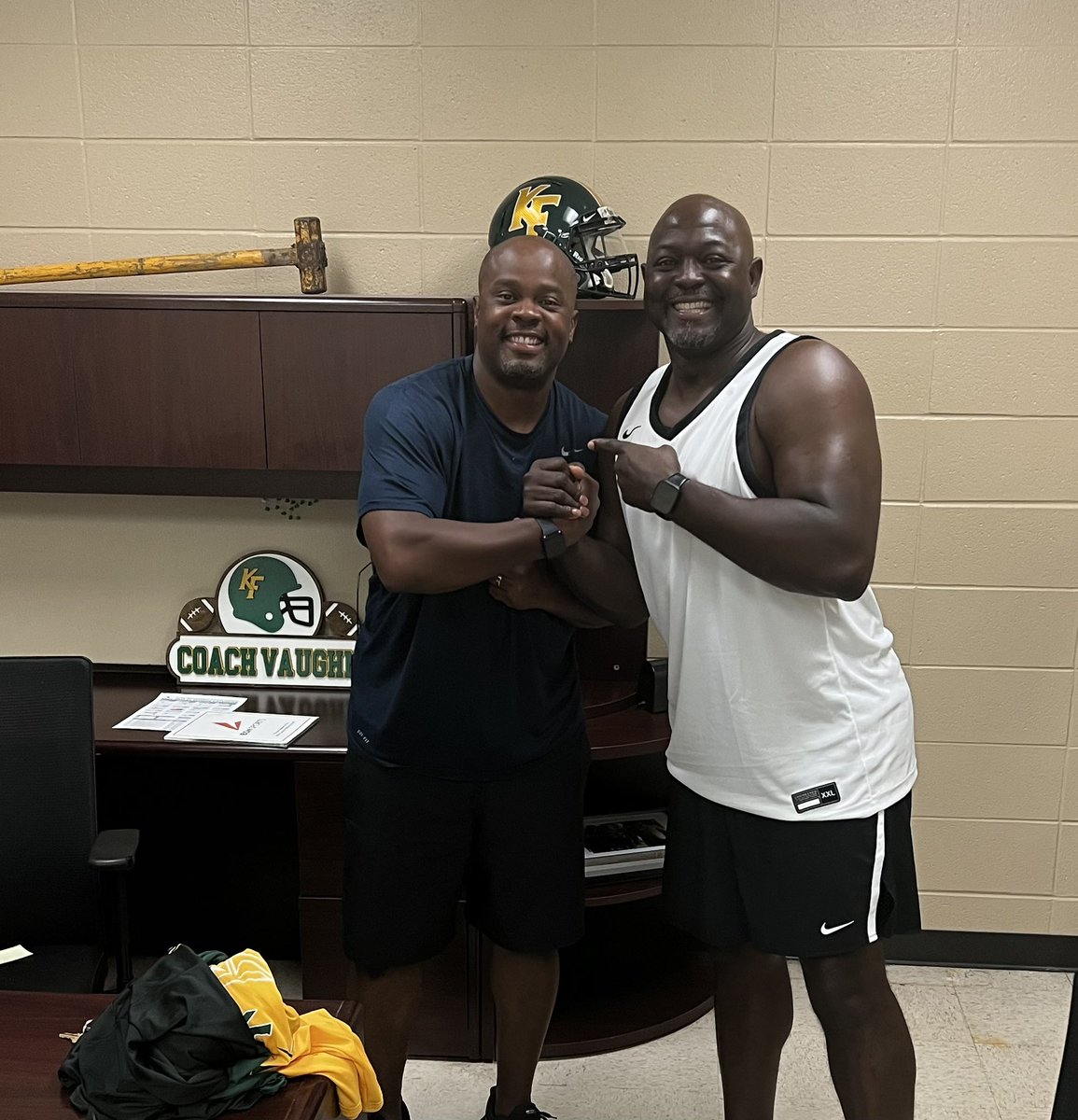 Jason L. Glenn M.Ed, CMAA, TAAC (@coachjglenn) on Twitter photo Spent some time with my brotha today as he embarks on a new journey! Proud of you man and you’re going to do great! <a href="/KFGOLDENEAGLES/">KLEIN FOREST FOOTBALL</a> <a href="/JLanceAlexander/">Lance Alexander</a> <a href="/1CoachVaughn/">Coach Vaughn</a> #ETR Spent some time with my brotha today as he embarks on a new journey! Proud of you man and you’re going to do great! <a href="/KFGOLDENEAGLES/">KLEIN FOREST FOOTBALL</a> <a href="/JLanceAlexander/">Lance Alexander</a> <a href="/1CoachVaughn/">Coach Vaughn</a> #ETR