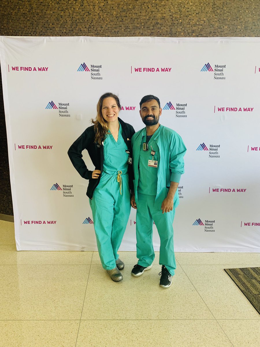 Enjoying the last day of PGY4 at Mt Sinai South Nassau in the OR with Dr Harris! So thankful for this all-star cysto crew! ❤️ &Couldn’t have done it without our exceptional PA Mubin Hafeji, always holding down the fort! @downstateuro #MountSinaiSouthNassau #WeHaveAnotherAddOn