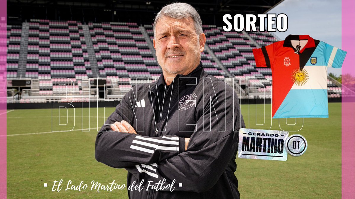 🚨ATENCIÓN🚨
Buenas Noches

Con motivo festejar  3mil  seguidores y el Tata al <a href="/InterMiamiCF/">Inter Miami CF</a>  
Para participar:
-Seguir la cuenta
-Poner Mg y RT a la publicación
-Podes etiquetar a los amigos que quieras
SORTEA EL 9 DE JULIO

▪El Lado Martino del Fútbol▪