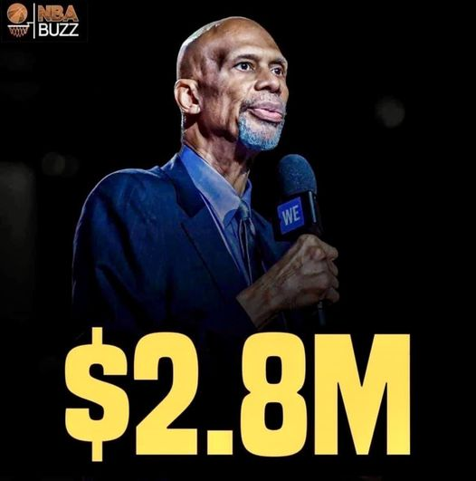 Kareem Abdul-Jabbar sold his 4 championship rings, 3 MVP Trophies & other memorabilia for 2.8 M. He said, 