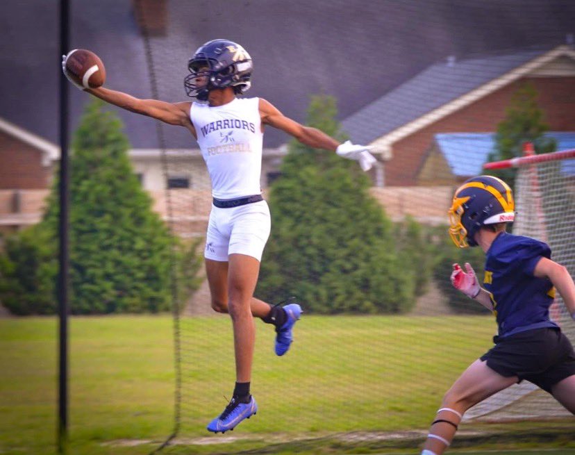 Tjsmith2006's tweet photo. Put that work in yesterday at 7v7 at John Paul II Catholic High School @CoachO97 @HighSchoolOT https://t.co/bD2GCWUrFa