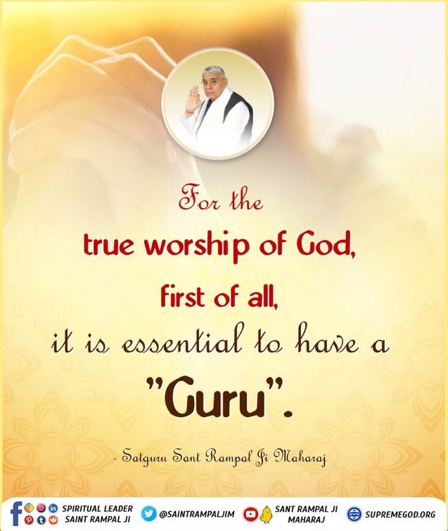 #GodMorningSaturday

Saint Rampal Ji Maharaj tells that through satsang, the soul gets nourishment from Guru's words and positive feelings awaken.