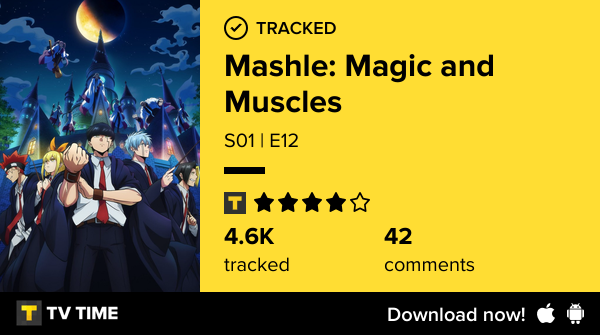 f9oole_00's tweet photo. I've just watched episode S01 | E12 of Mashle: Magic and Muscles! https://t.co/kTUXiJhch6 #tvtime https://t.co/nKGqq84pe1