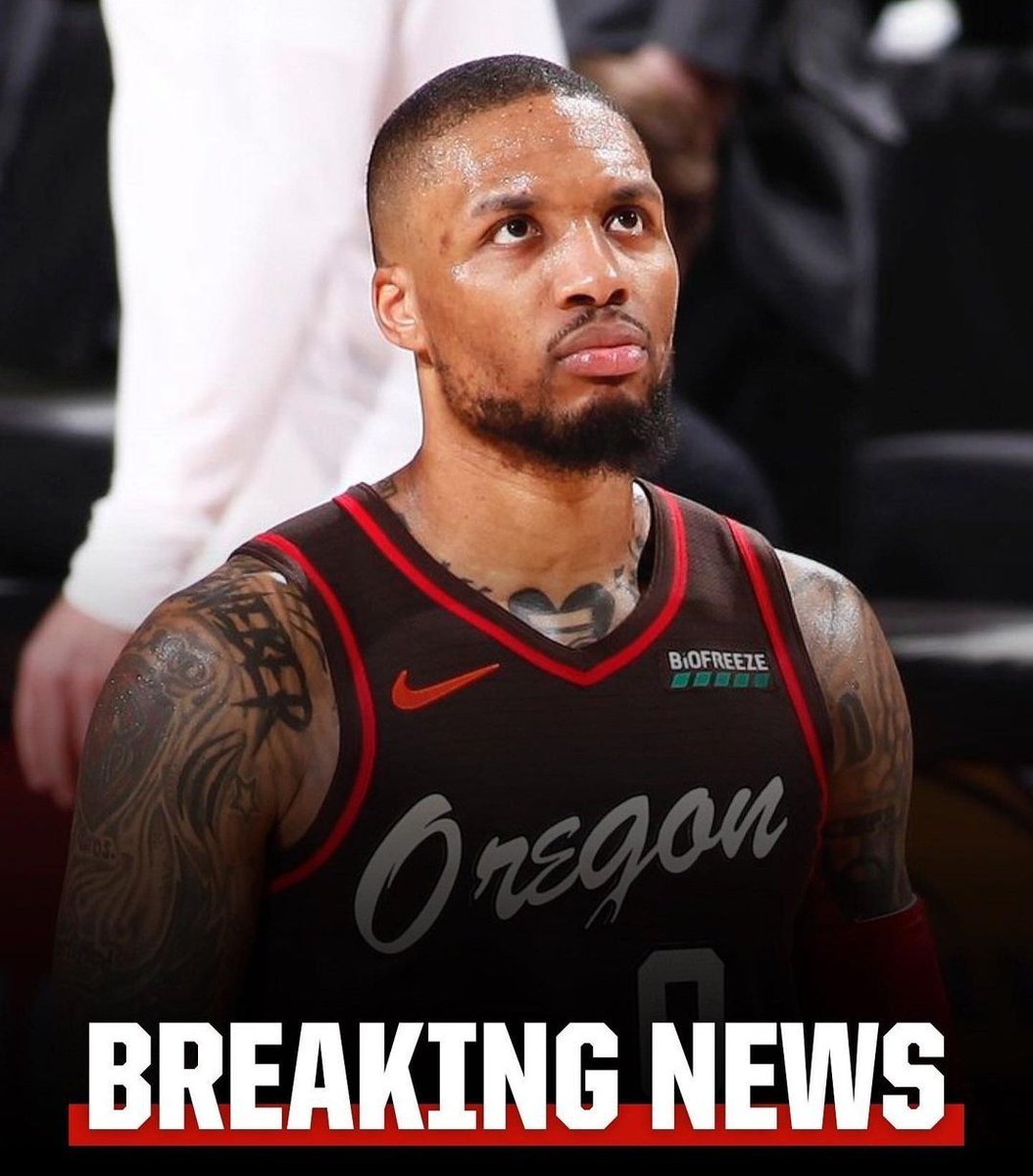 RobBuchananNBA's tweet photo. BREAKING: The Portland Trail Blazers are trading superstar guard Damian Lillard to the Los Angeles Lakers in exchange of D'Angelo Russell, Jalen Hood-Schfino, Max Christie, and two future first-round picks, sources tell @ESPN. Russell will be traded via sign-and-trade. https://t.co/ErM4XA4zPE
