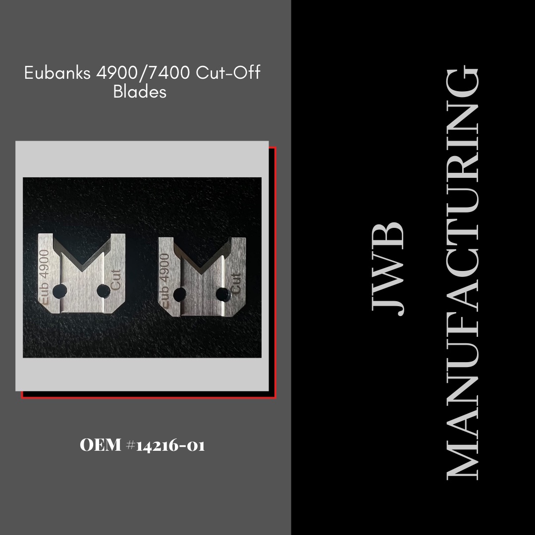 Purchase Today 🎉Eubanks 4900/7400 Cut-off blades are made to precision standards from specially selected tool steel
These blades are sold as a pair(2 pieces) OEM #14216-01.

Purchase Link:
bit.ly/4900cut-off