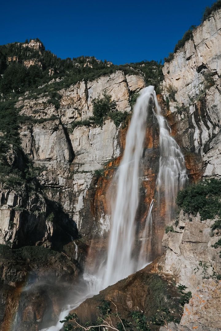 ThomasGeboyWX's tweet image. BeaUTAHful views today from Stewart Falls &amp;amp; Tibble Fork Reservoir! Thanks to @realnimitpatel for sharing! #utwx #utah #wasatch #alpineloop
