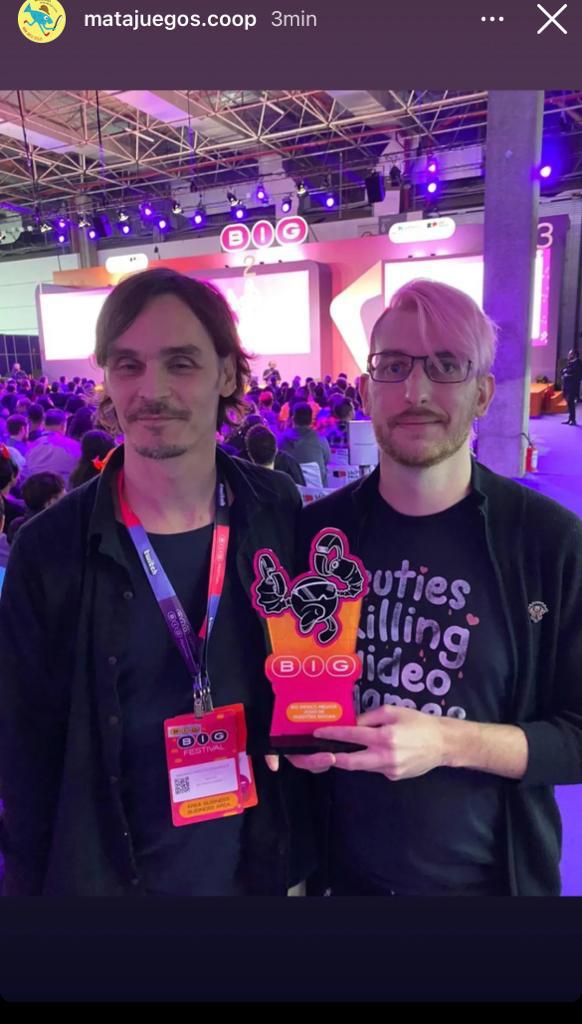 Thank you so much <a href="/BIG_Festival/">gamescom latam BIG Festival 🎮</a>, we're very happy that Atuel has received the BIG Impact: Social Issues award! 🎉🎊🎏💕