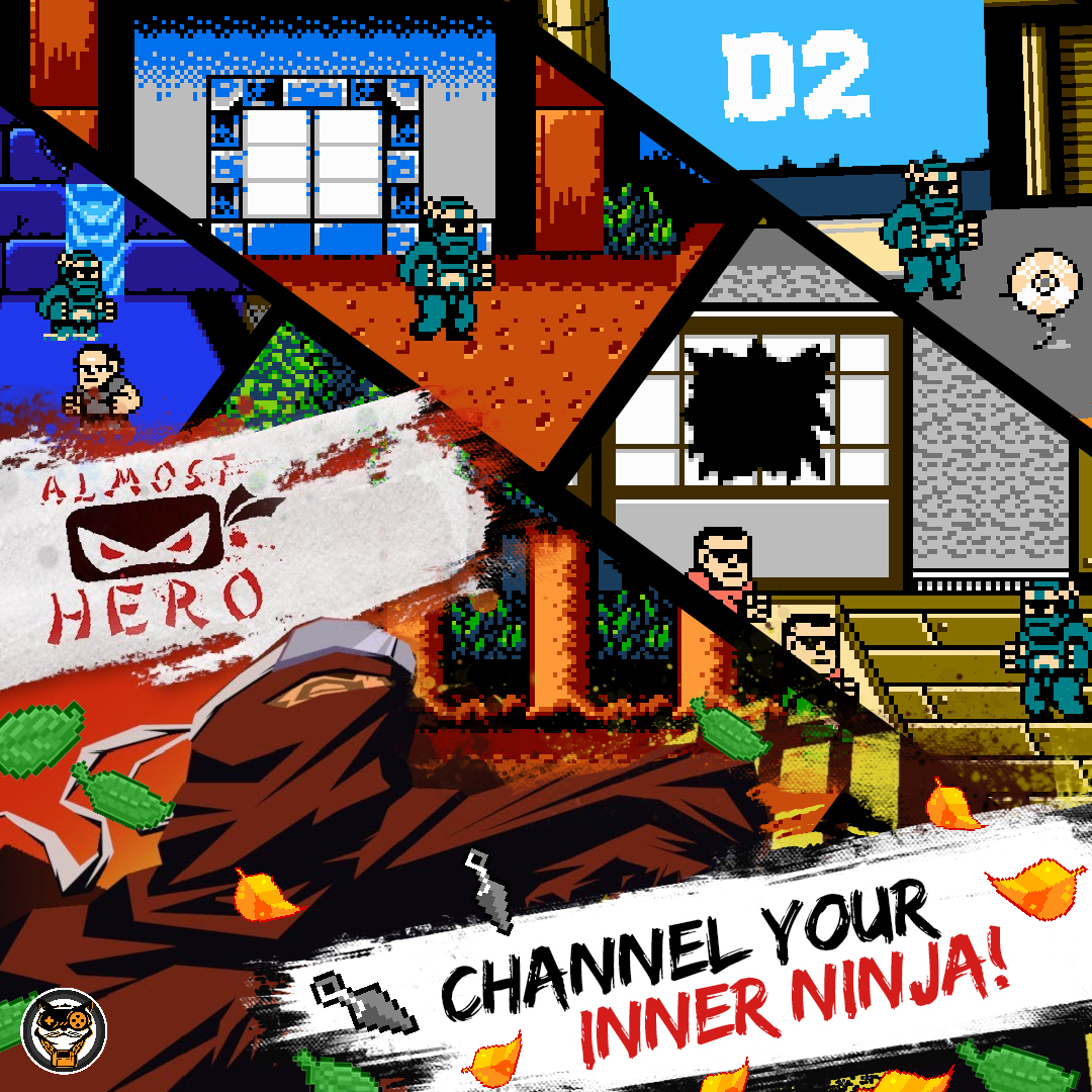 megacatstudios's tweet photo. Unleash your inner ninja in the thrilling world of #AlmostHero! 🥷🏻
Prepare for an epic gaming adventure like no other. Are you up for the challenge?
Buy the game here: https://t.co/BT1QddZ2Gm https://t.co/7U3LQvail3