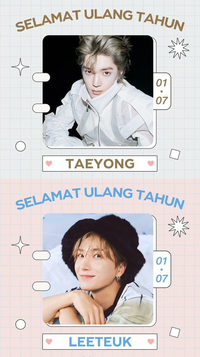 To best leader 

Happy bday Lee taeyong, leeteuk 
Thank You for being strong hyung n care for member 
Hope u guys have so many happiness n health. 
Best wish n luck for u twoo  ♡♡ 

#ShiningTaeyongDay
#샤랄라한_태용데이_렛츠고
#HappyLeeteukDay