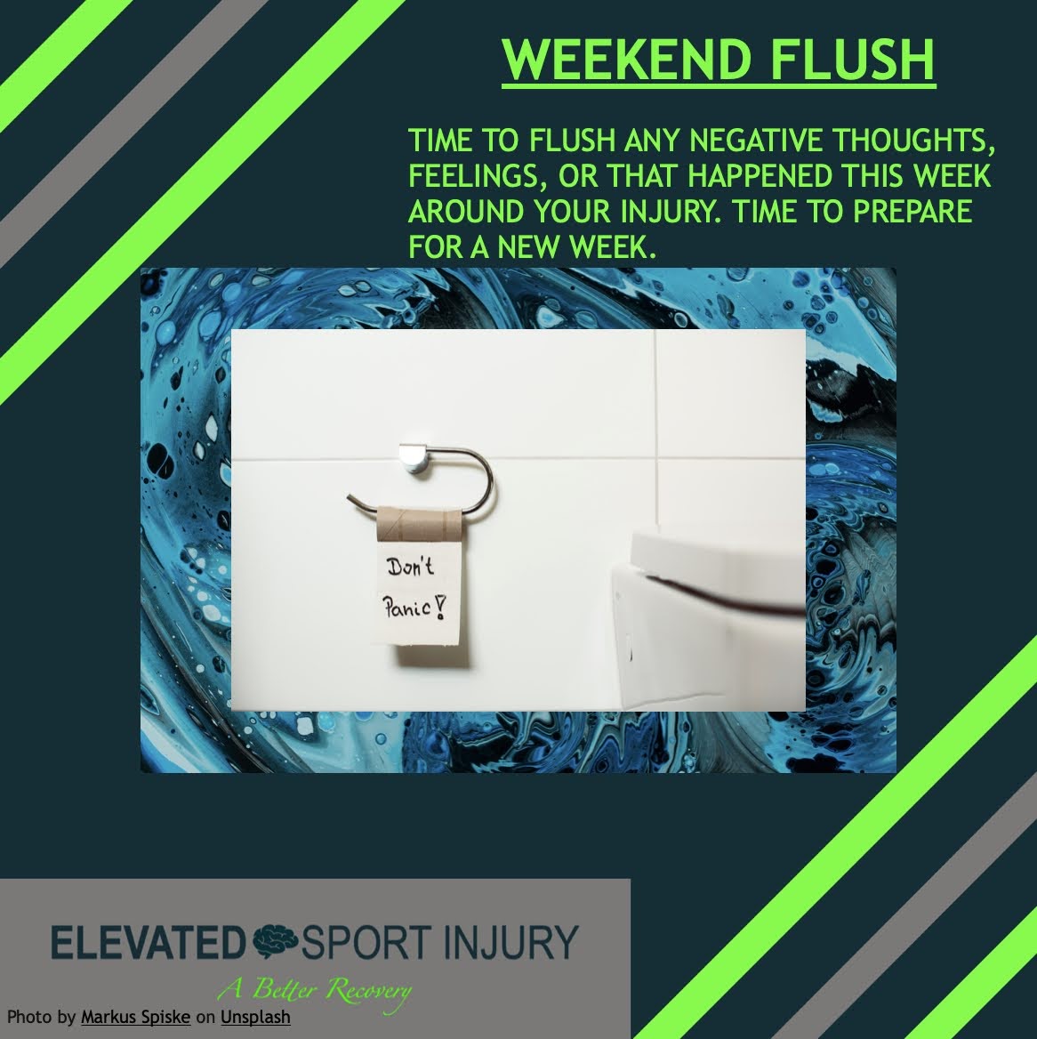 Elevated_Injury's tweet photo. Weekly flush! 

Flush out all negative thoughts of the week
https://t.co/pBXdfAkTsy…

#injury #injuryprevention #injuryrecovery #injuryrehab #sportinjury #sport #sportmotivation #athlete #athletementalhealthtips #athletemindset #motivation #mindset #psychology #sportpsychology https://t.co/OUUZRFX507