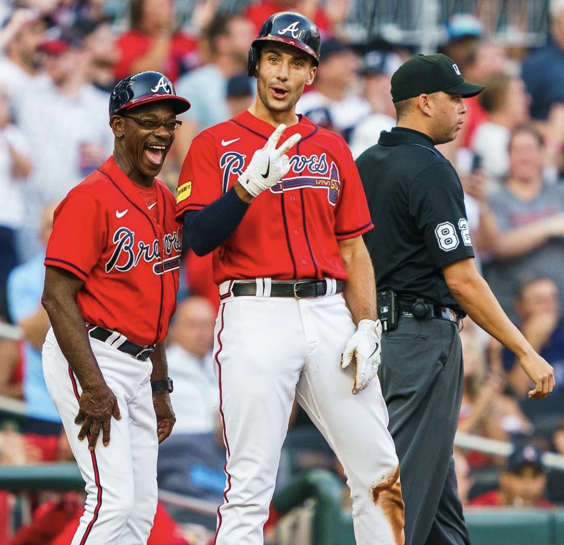 MATTHEW. KENT. OLSON. 🥵
Look at him . 🥹 i love this so much 😍🫶🏼

#ForTheA 
#GoBraves