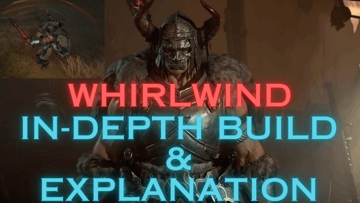 Nekrage's tweet photo. New Diablo 4 video tomorrow focusing on the Barbarian Whirlwind. Focusing on the in-depth usage of of the build with lots of tips &amp; tricks.  #DiabloIV #Diablo4 @Diablo @PureDiabloCom @DiabloBuilds https://t.co/XhYrGdB9zw