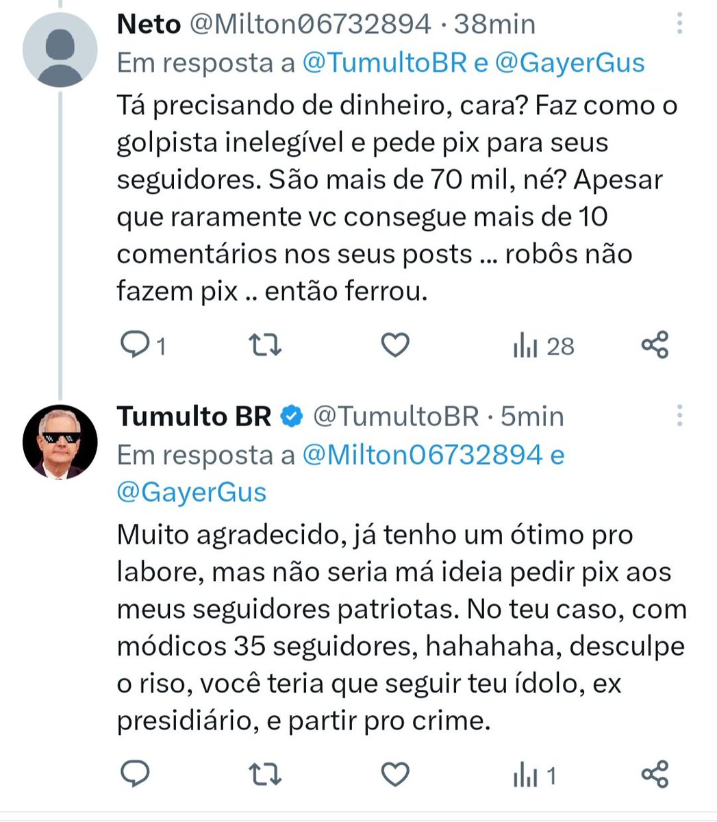 Tumulto BR tweet media