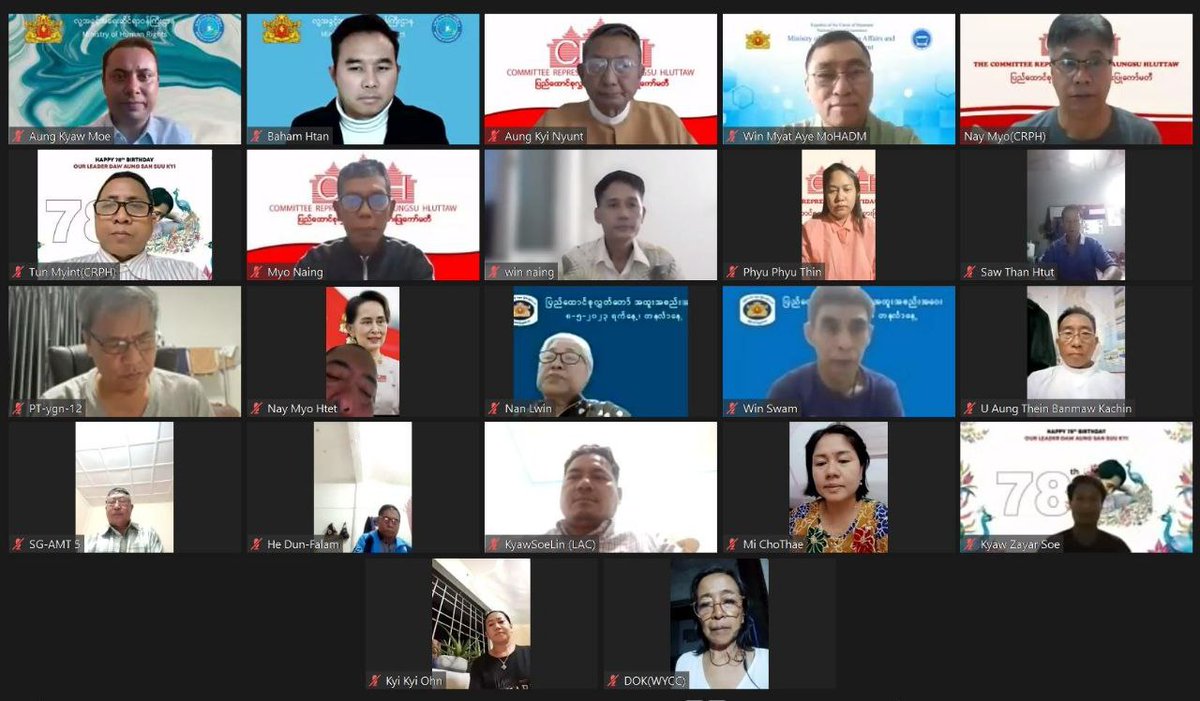 CrphMyanmar's tweet photo. Congratulations U Aung Kyaw Moe @akmoe2 for your appointment as Deputy Minister for Human Rights @mohr_nug. 

⬇️ Read his official appointment 

https://t.co/HVbCRIaoOD https://t.co/UPlfQGfGSm