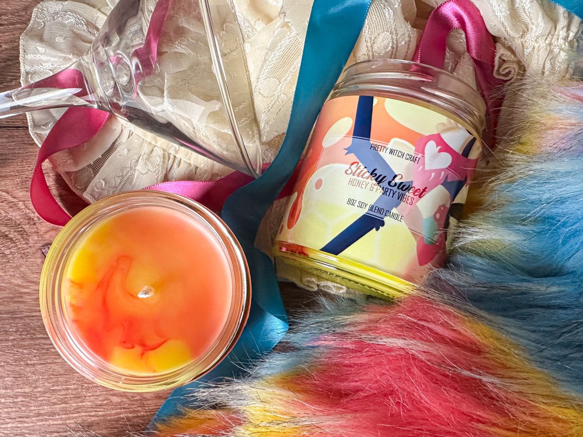 prettywtchcraft's tweet photo. Bet you all knew this was coming LOL. Beelzebub candles and perfumes are up! We worked hard to get them out quickly. 😤The power of inspiration! She smells like honey, cotton candy, and just a dash of smoke! 🐝🐝🐝 https://t.co/IAnwKcWvli