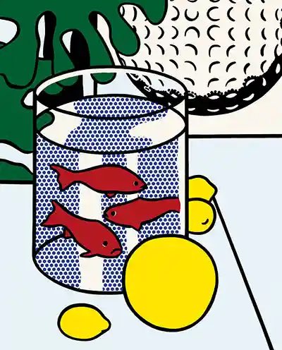 #WagnerTonight #Maddow #LastWord @SRuhle @11thHour 
#MakeLemonade #VoteOutAllGOP #DontGetMadVOTE

Art Break 1
Roy Lichtenstein-“Still Life With Goldfish bowl and Lemons”(1981)