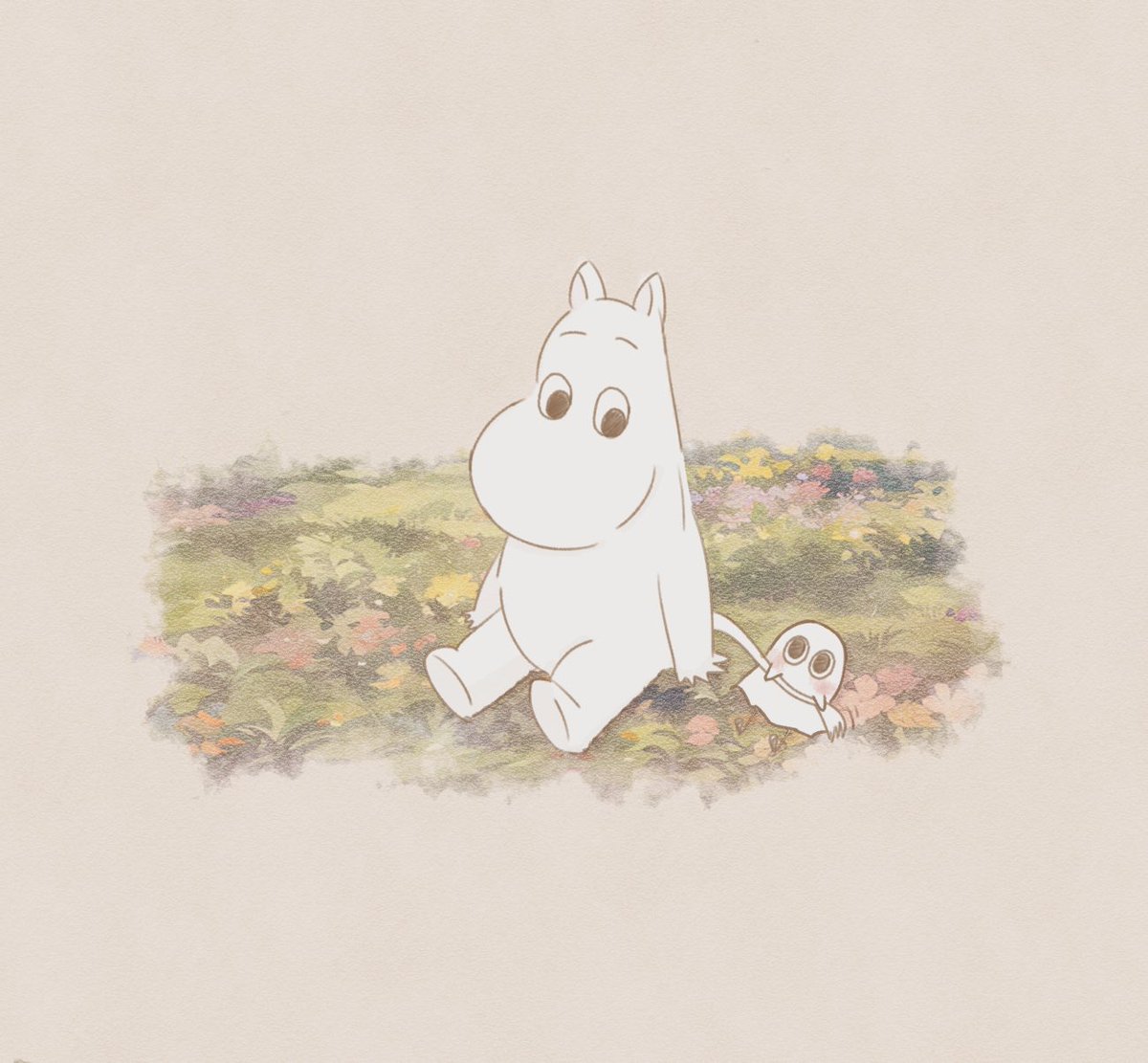 ムーミンのしっぽ触りたい