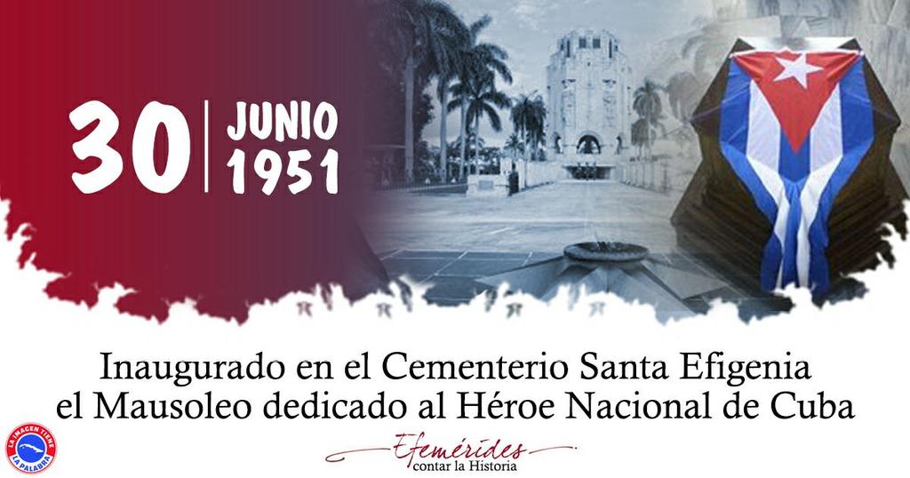 <a href="/VidePvide/">#HistoriaAlDía🇨🇺</a> #HistoriaAlDía 
En él reposan los restos del Héroe Nacional de la República de Cuba. La construcción central tiene forma de hexágono y en las paredes del recinto interior están los escudos, de la década del 50, de 20 repúblicas de América. 
#DeZurdaTeam
