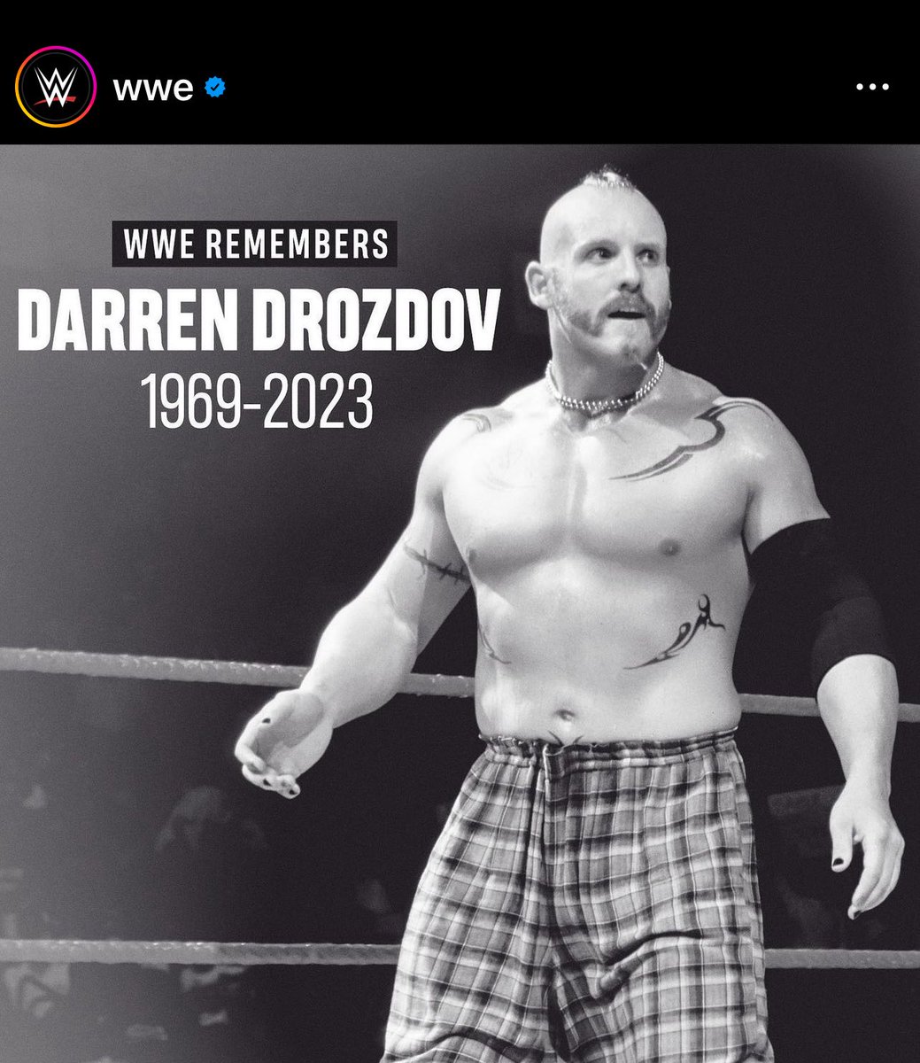 Crucifixio's tweet photo. @WWE One of the most unfortunate incidents of the Attitude Era was the night Droz was inadvertently paralyzed in the ring. I prayed for this man that night and on occasion continued to whenever he crossed my mind. It’s sad news but I’m happy he’s in a better place. #RIPDROZ #SmackDown https://t.co/PIuIC9PnmG