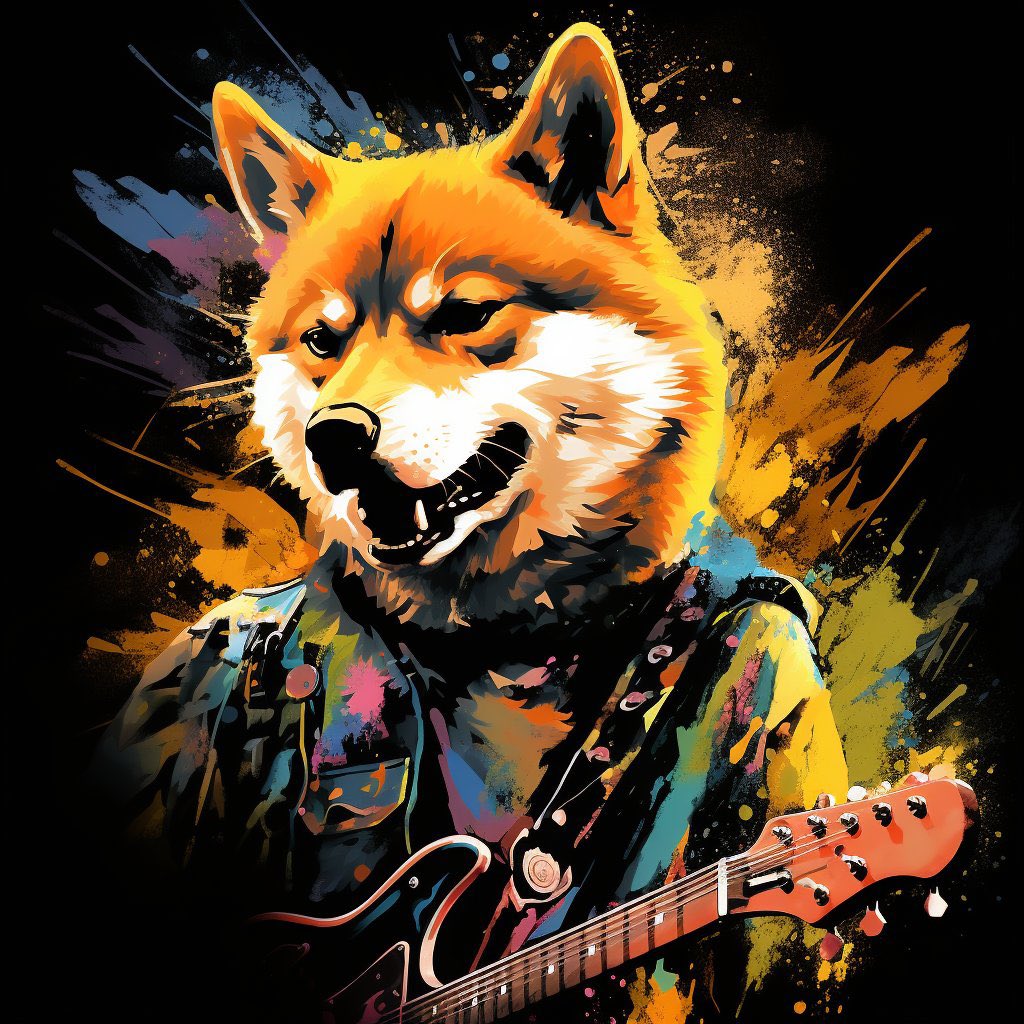 DogeStyle_coin's tweet photo. DOGS ROCK！ https://t.co/u0Ggl0hlsF