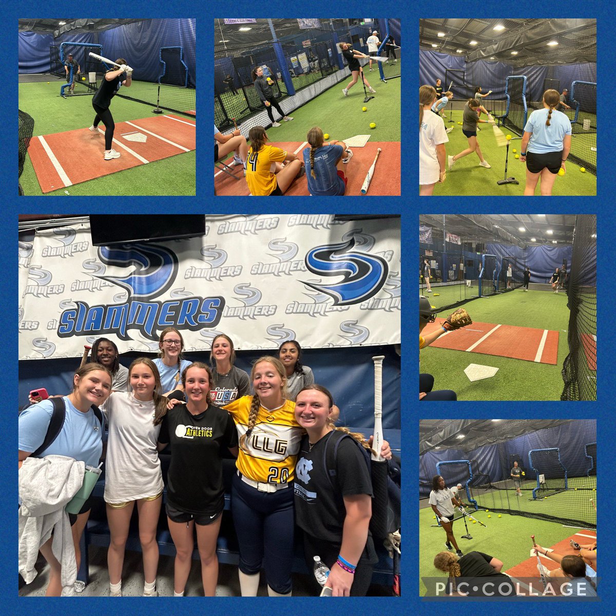 Games were canceled for the day, but that didn’t stop the Futures! They put some work in. Thank you <a href="/South_Slammers/">Southern Slammers</a> for letting our girls practice at your facility.