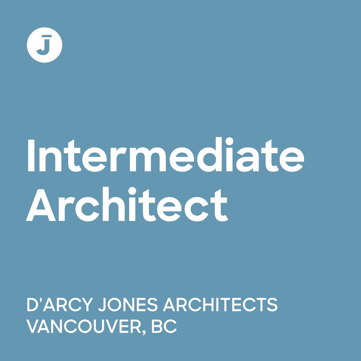 Today's Employer of the Day is D'Arcy Jones Architects @darcy_jones. They're currently hiring an Intermediate Architect in Vancouver.

bit.ly/441hFMy

#ArchinectJobs #ArchinectEOTD #ArchitectureJobs #DesignJobs #VancouverJobs