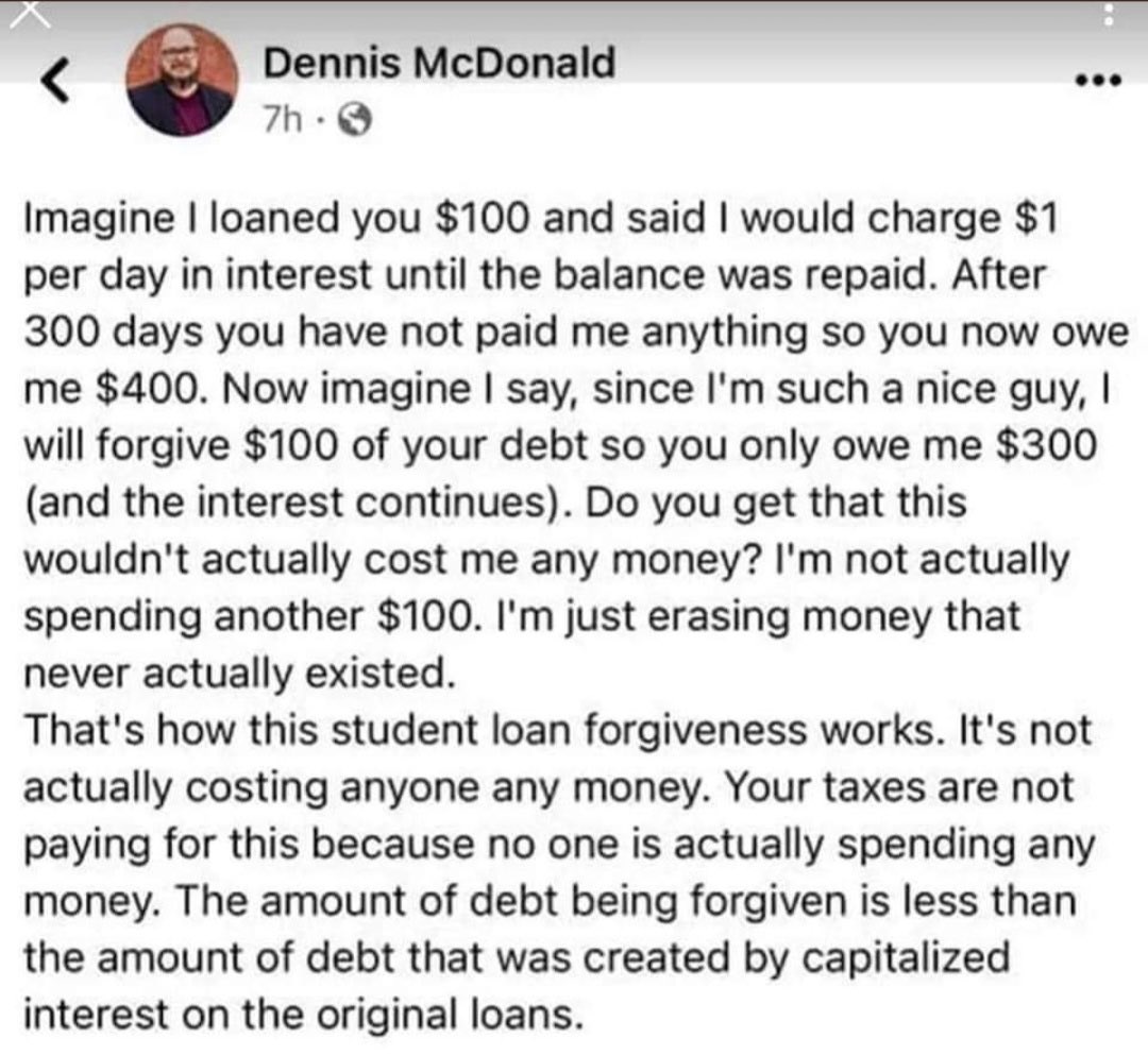 preinsko's tweet photo. #WagnerTonight Not only did they mis-understand the constitution they committed fraud while doing it. #SCOTUSFraud #ReformSCOTUS And here’s a refresher in loan forgiveness. https://t.co/Yx2uBFCZcp