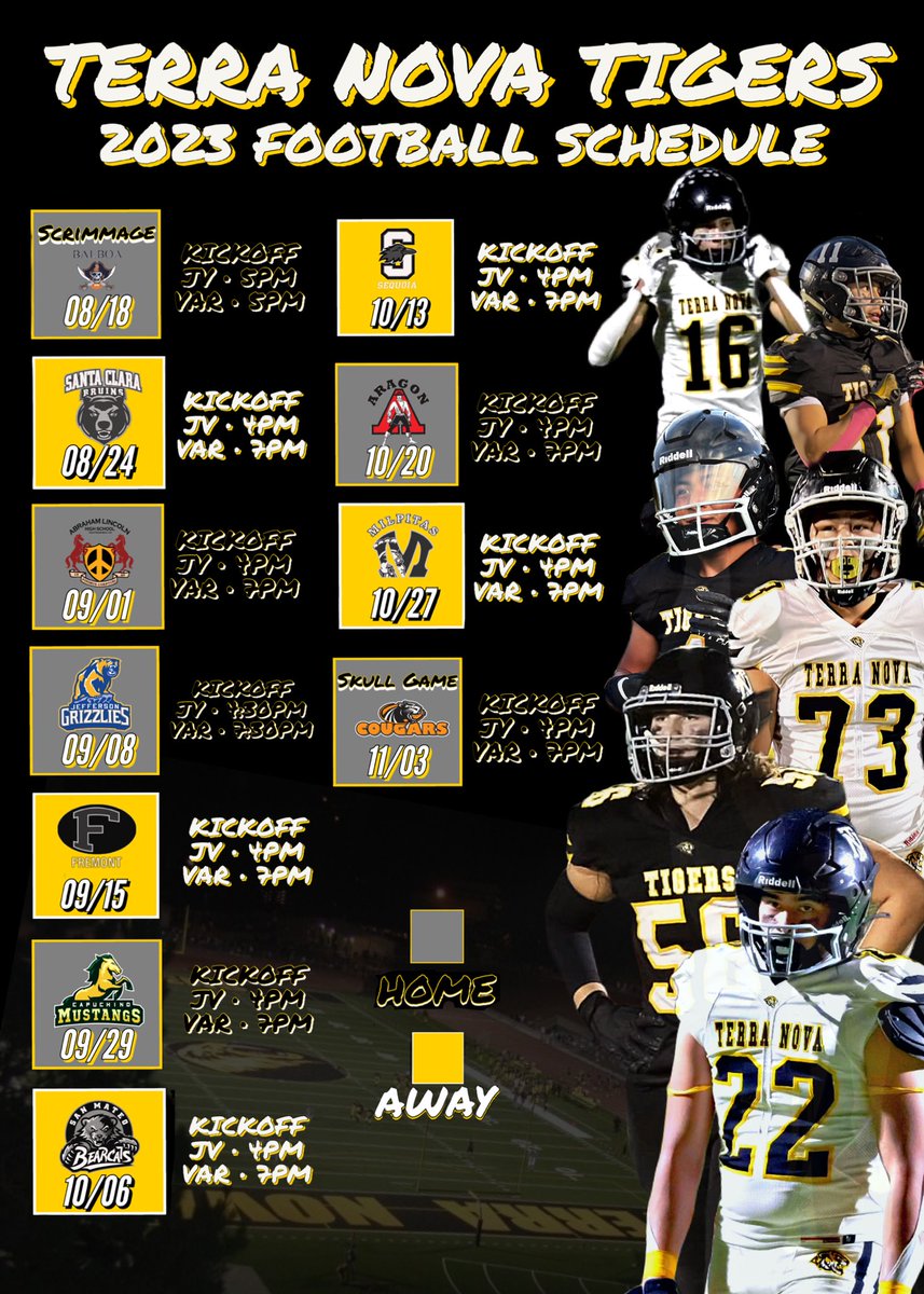 Terra Nova Tigers Football tweet media