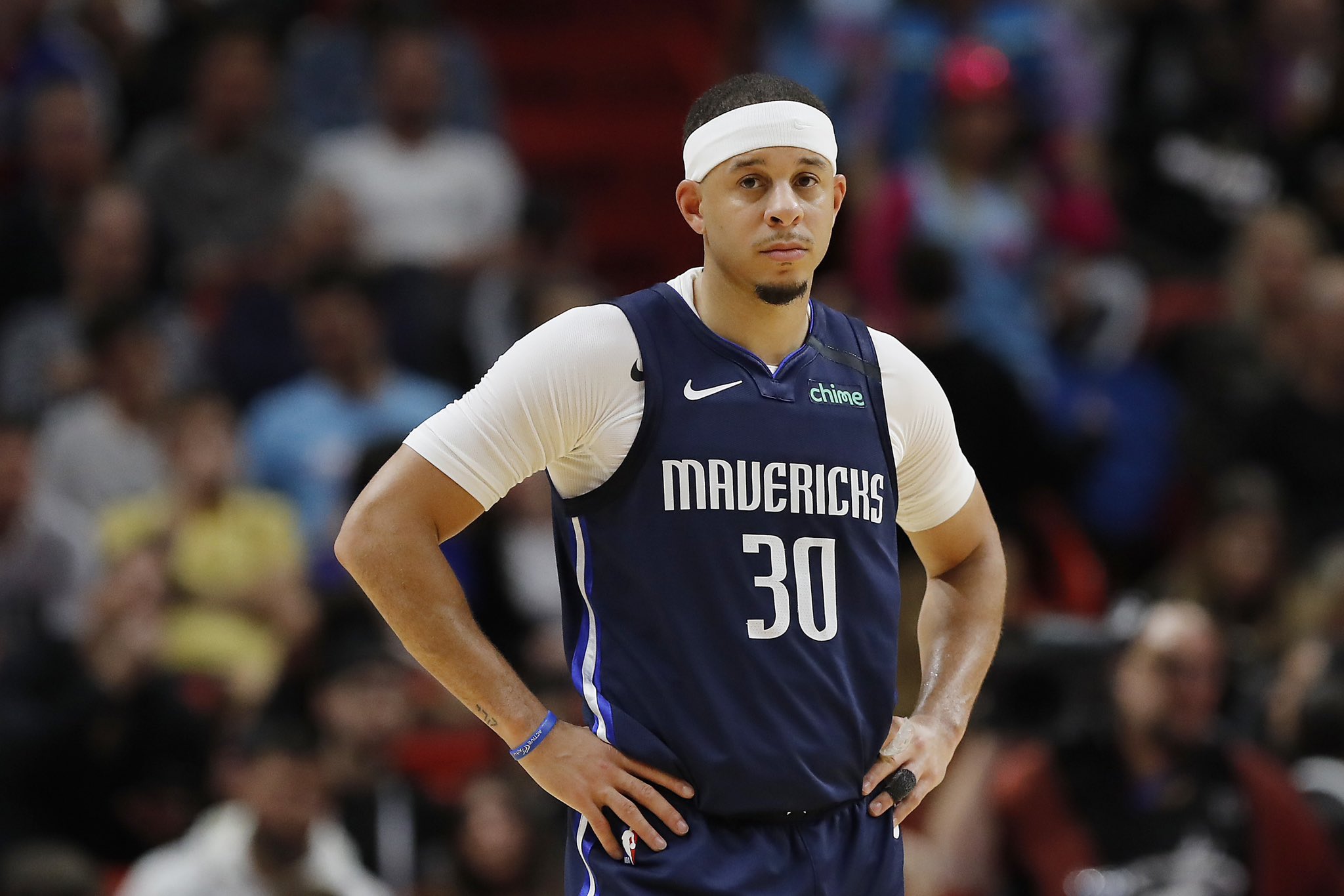 Seth Curry Signed In This Together Dallas Mavericks Photograph