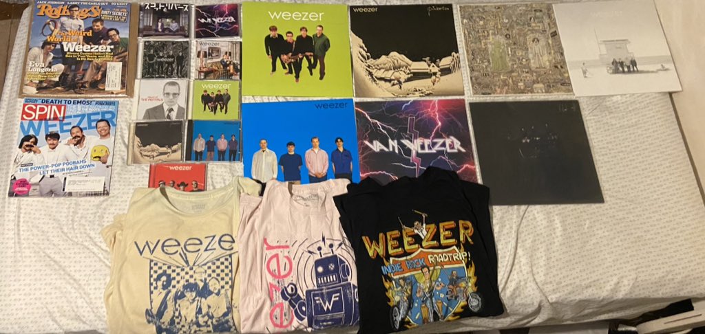 my entire weez collection for anyone tht cares