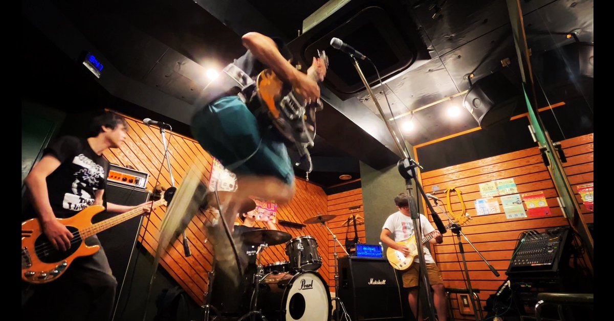 We were in a studio for next show!
2023 7月16日(日)
RASPUTIN
&amp; 中野ムーンステップ企画
Rock On!
Open 16:00
Start 16:30

AHOU’SLIFE
HOW
Romeo Rocks
井上エリナ
smell
BAD ATTACK
NO EXCUSE 
RASPUTIN

FOODS by ササノ

We’ll play at opening in the day!
Hey guys, you should come!!