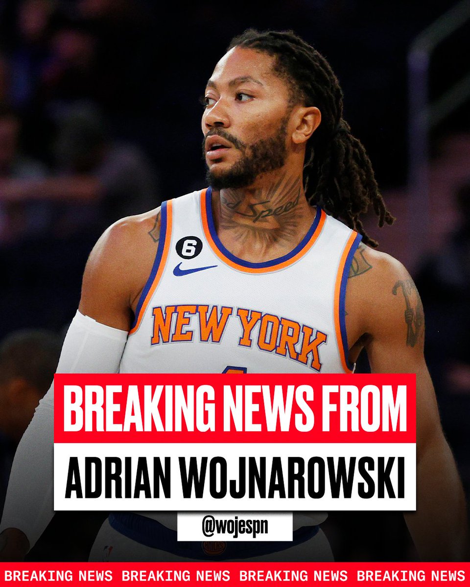 ESPNNBA's tweet photo. Breaking: Derrick Rose and the Grizzlies have agreed to a two-year deal, sources tell @wojespn.

First reported by Ian Begley. https://t.co/NTkmER3QAt