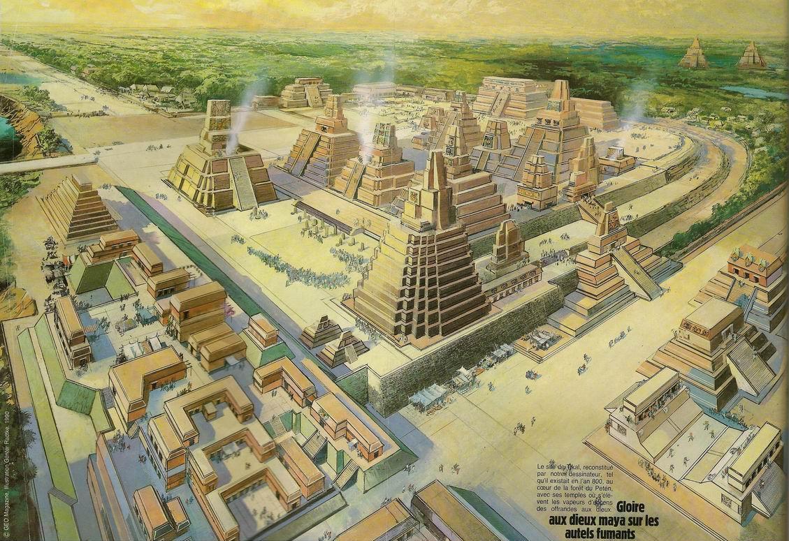 Reconstruction of Tikal.