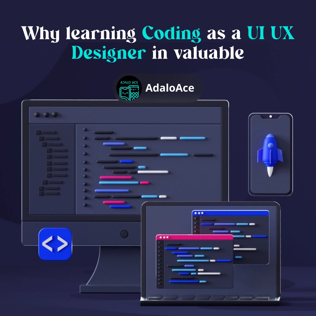 adalo_ace's tweet image. 👩💻🌟 Unlocking the Power of Coding for UI UX Designers! 🚀 Discover why learning to code is an invaluable skill for every aspiring UI UX designer. Dive into the world of coding and watch your designs come to life! 💡✨
#CodeHighlights #CodingForDesigners #UIUXCoding #DesignTech