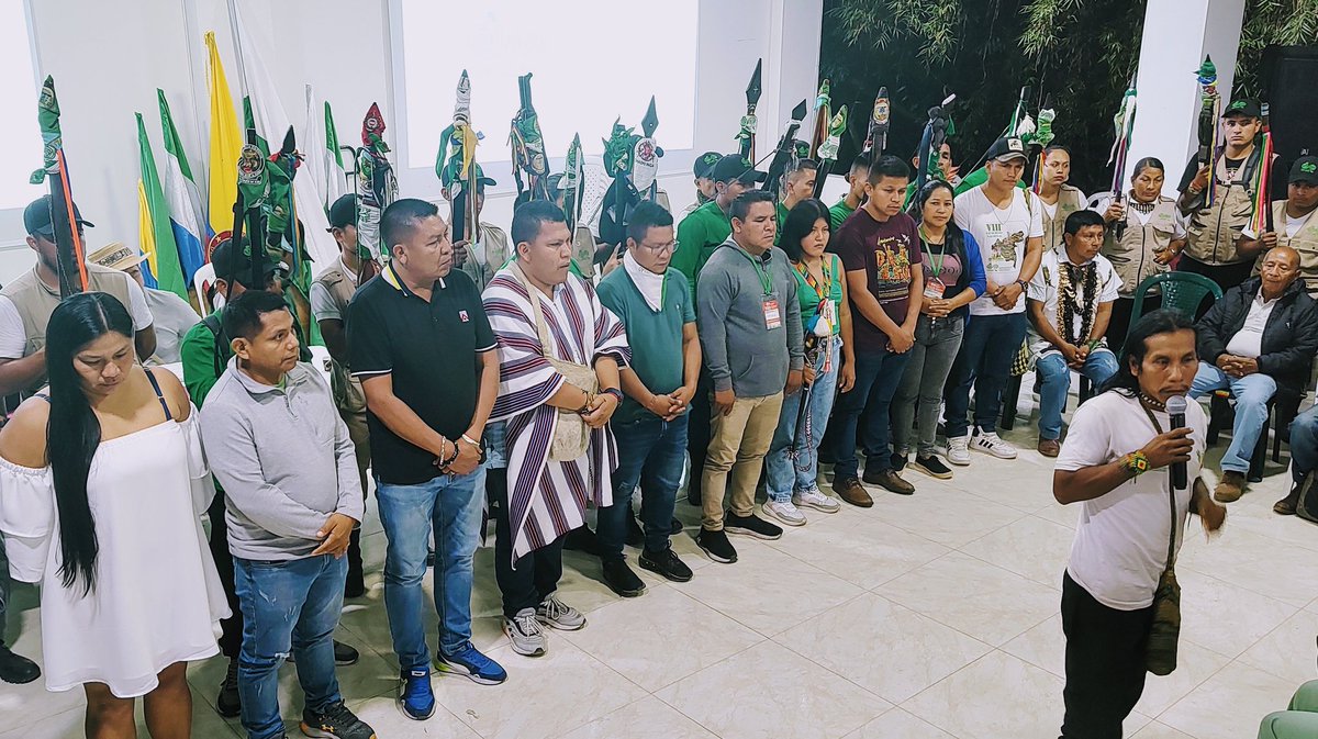 LenAmazonas's tweet photo. Se posesiona en este momento el nuevo ejecutivo @OPIAC_Amazonia. Buen camino herman@s, una nueva etapa inicia para los #PueblosIndígenas #Amazonicos @coicaorg @CaoiAndina @CONAIE_Ecuador @ONIC_Colombia @BoliviaCidob @CoiabAmazonia https://t.co/1dueJh48cI