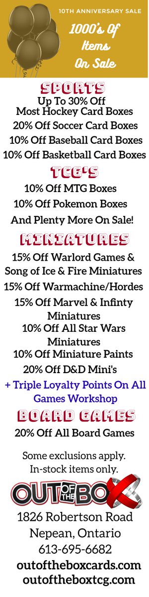 It's been a wild ride! To celebrate our 10th anniversary we're having a sale to thank everyone who's supported us over the years. The sale will go from Saturday, July 1st until Sunday, July 9th at midnight.

Many thanks for all of you helping our store become what it is today!!!