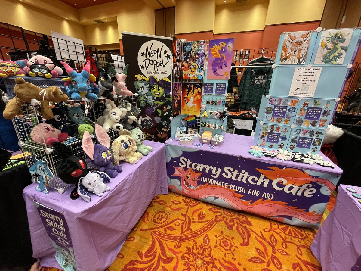 Soonercon day one complete! Stop by the exhibitor hall tomorrow or Sunday to check it out ✨