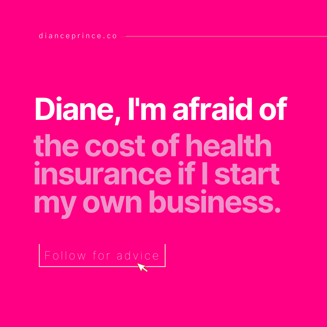Sound familiar?

Don't let vague fears halt your entrepreneurial dreams. Instead, get the information you need to make informed decisions.

Follow me for entrepreneurial tips 

#DiancePrince #HealthInsurance #Coaching