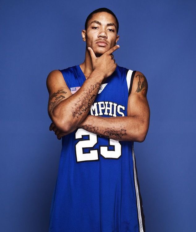 derrick rose college