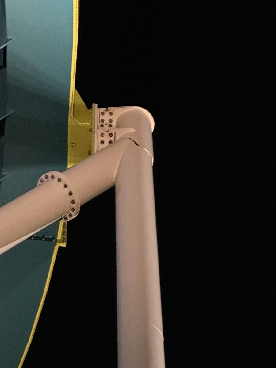 TPRBrandon's tweet image. Since it’s all over Twitter, here are some shots I captured tonight if the support beam. Scary stuff  hopefully be opening mid July!