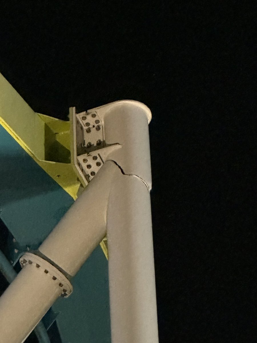 TPRBrandon's tweet image. Since it’s all over Twitter, here are some shots I captured tonight if the support beam. Scary stuff  hopefully be opening mid July!