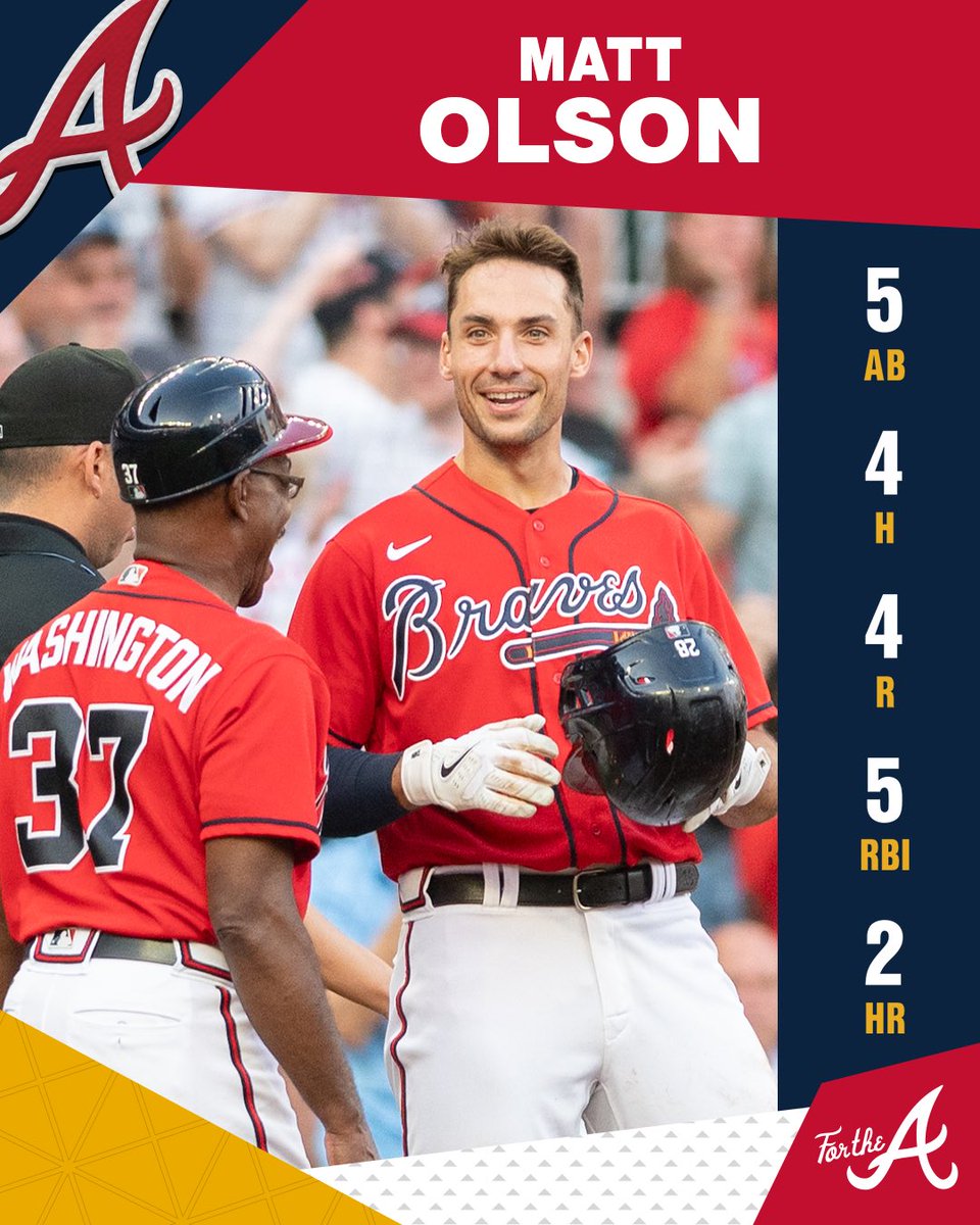 Braves's tweet image. The boys had a NIGHT!

#ForTheA