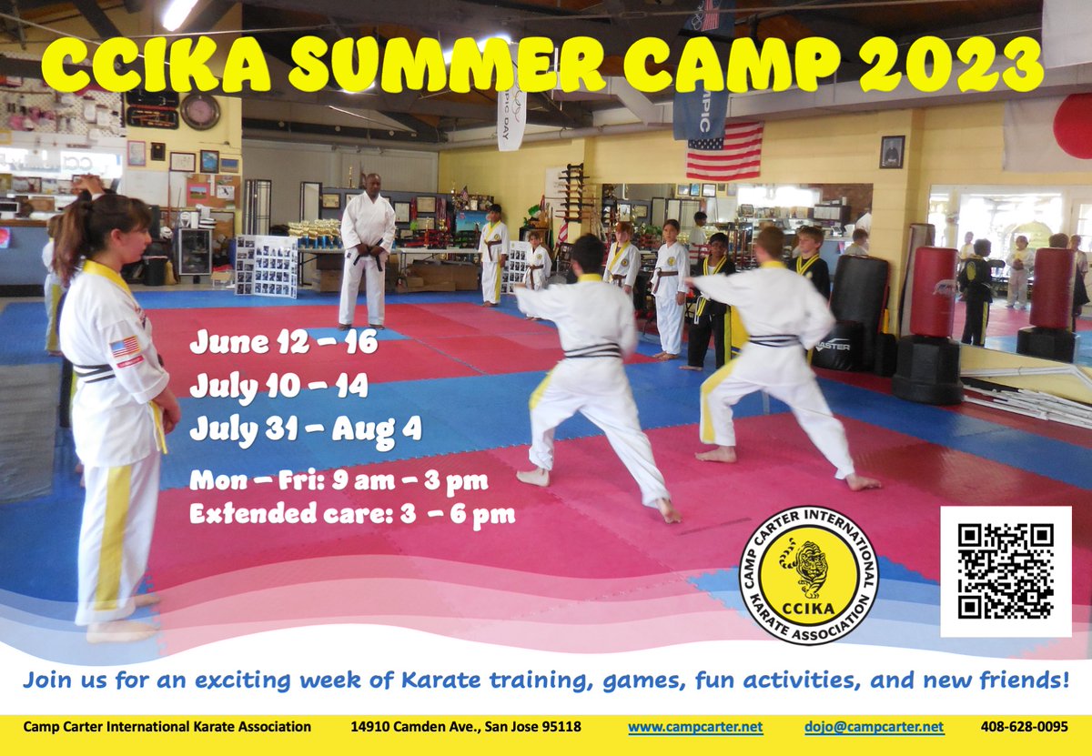 icampcarter's tweet photo. Join us for Summer Camp July 10 -14 for Karate, Taekwondo, Math, Science, Games and much more fun!
#summercamp #Karate #Science #math #Taekwondo #drones #robots #fyp #viral 
Register here! https://t.co/TzHPstvcxu https://t.co/2uobf9lQeu