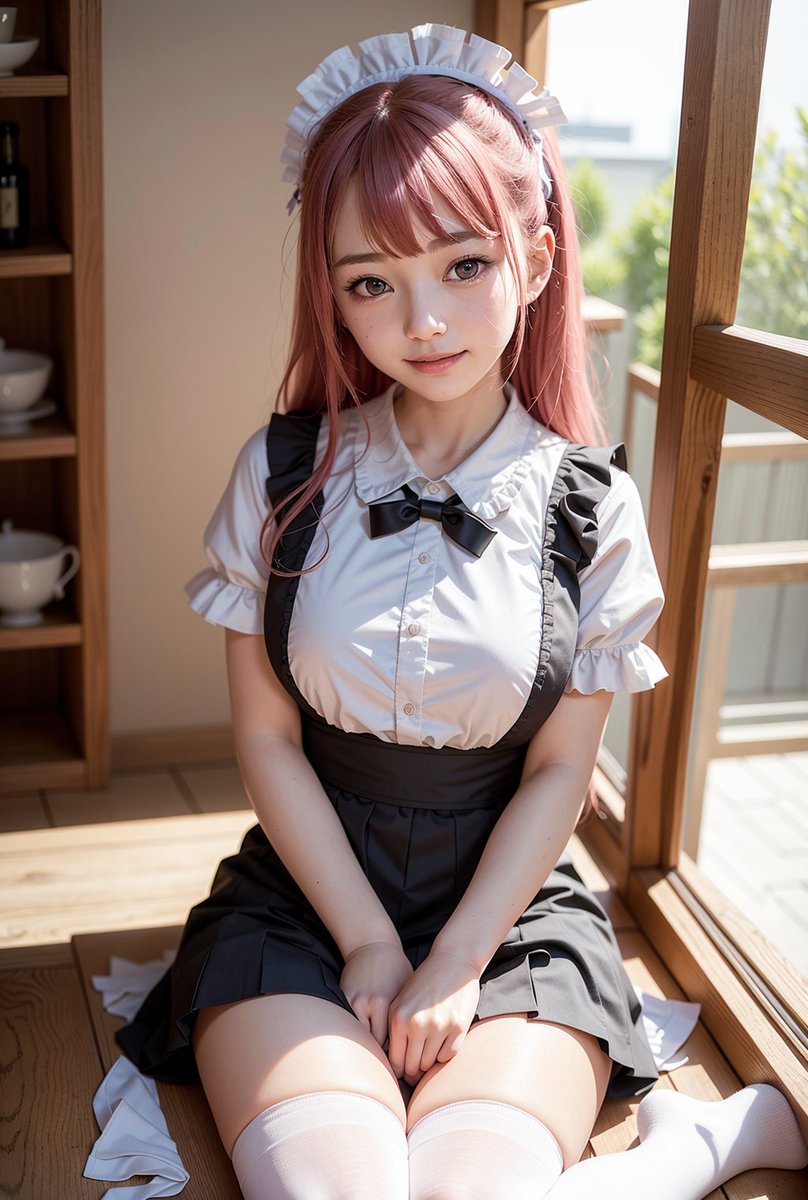 echigoyagpt's tweet photo. 休日のメイドさん✨
Maid on holiday✨

#AIgirl #AI美少女 #AIアイドル #AIArtworks https://t.co/6wys4CSH4T