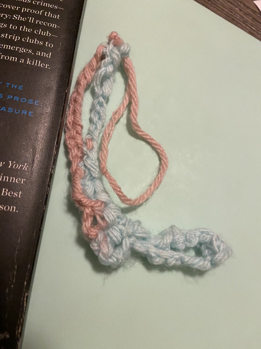 I AM NEVER FUCKING CROCHETING AGAIN.