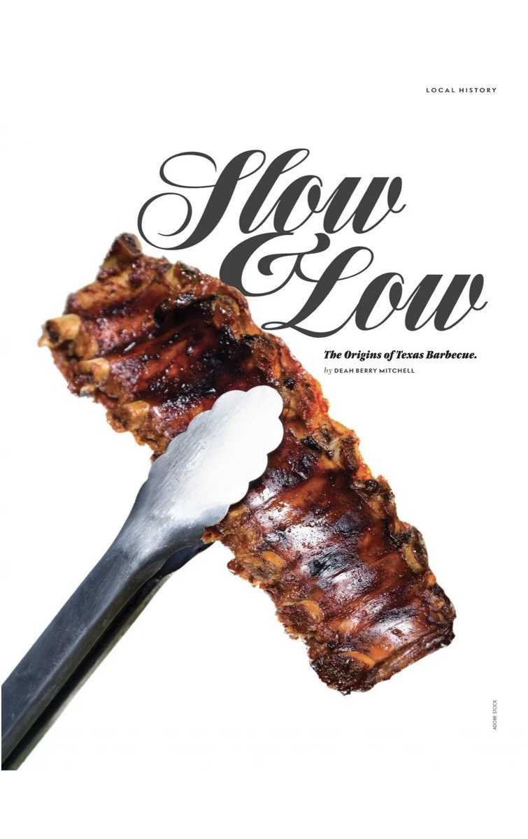 deahbmitchell's tweet image. New work in #LocalProfile magazine! “Slow &amp;amp; Low”! Excited to talk about origins of Texas BBQ ! On stands now! qgdigitalpublishing.com/article/SLOW+%…
